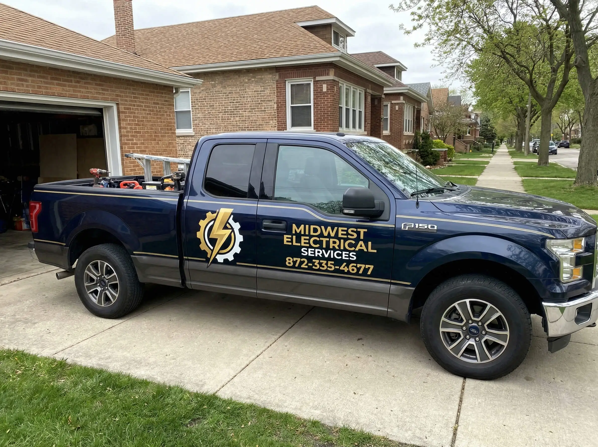 Licensed electrician performing electrical work in Chicago